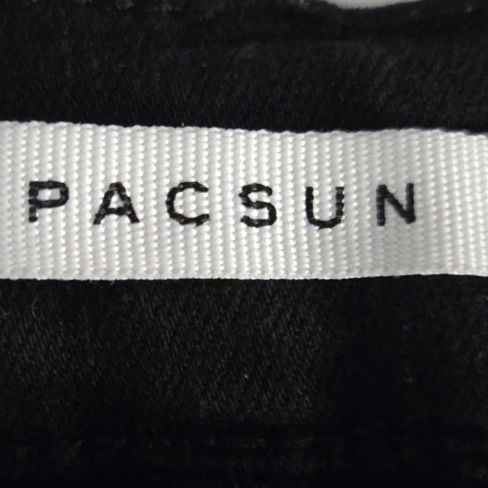 PacSun Super High Rise Black Jeans Sz 25 Euc Skinny Stretch - Picture 2 of 8